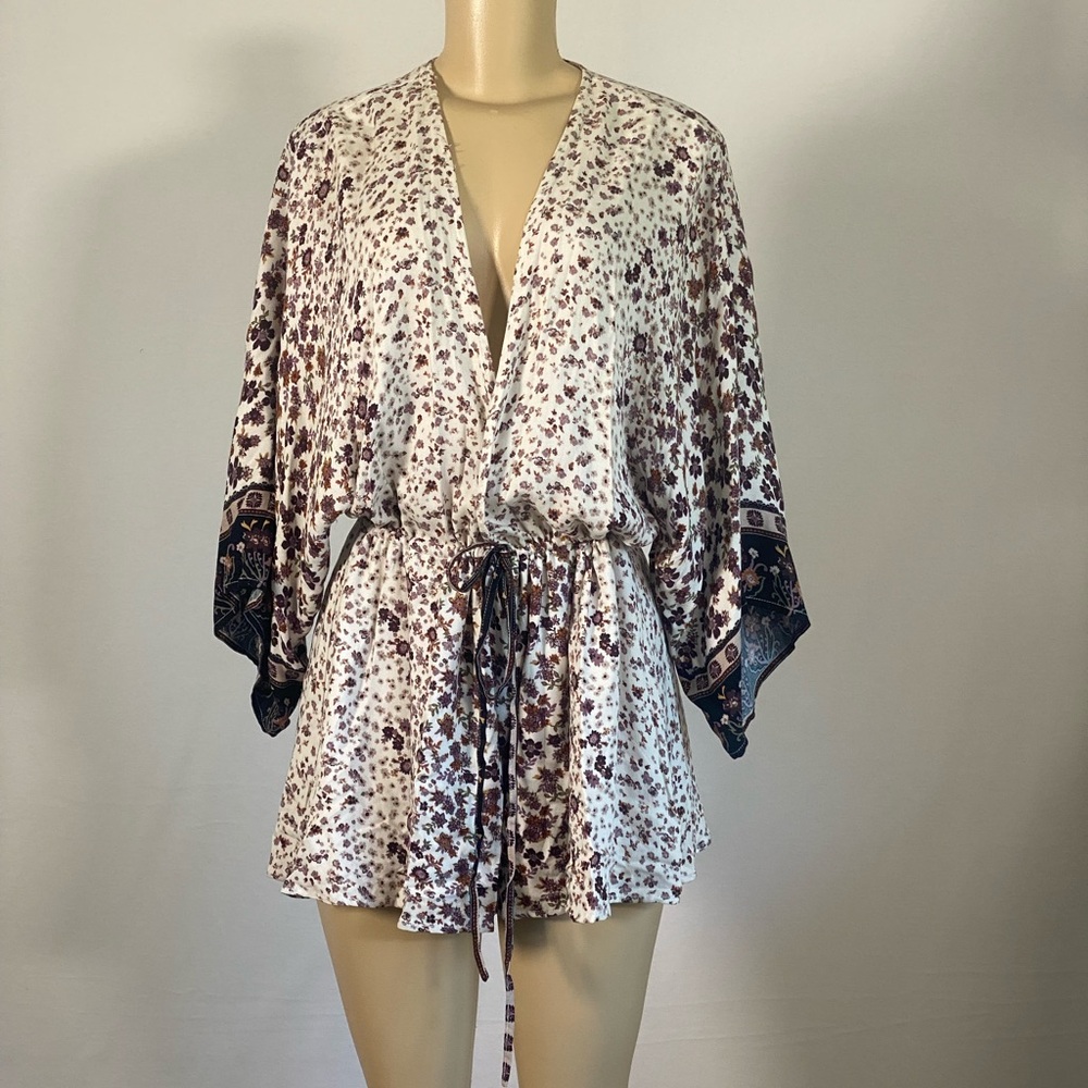 Sadie & Sage Floral Wrap Dress